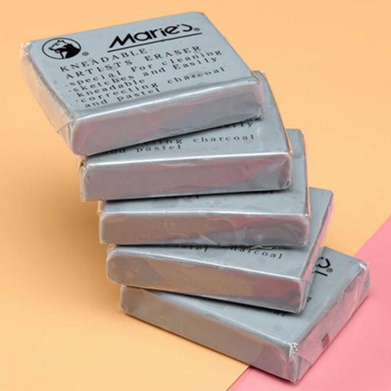 Rubber Eraser Kneaded - Заминатые пастельные резиновые художественные эскизы, ластики