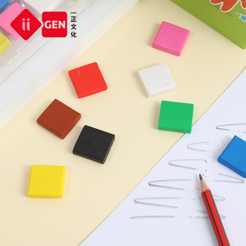 Rubber Eraser Kneaded - 8 шт./лот высококачественный ластик карамельных цветов,