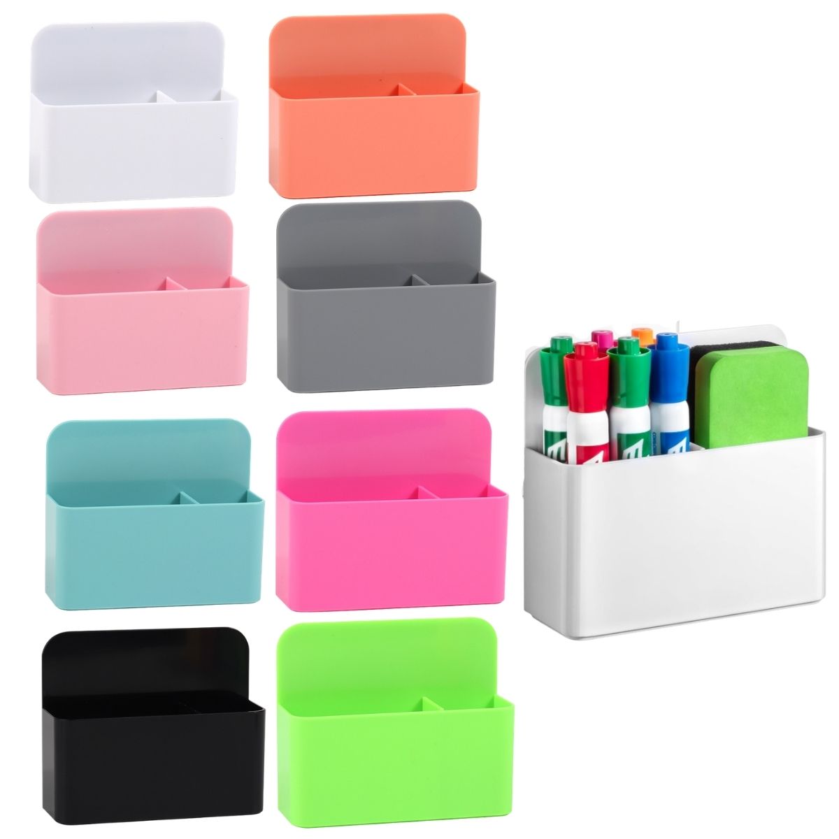 Whiteboard Marker Set - 2 шт. магнитных держателя для маркеров