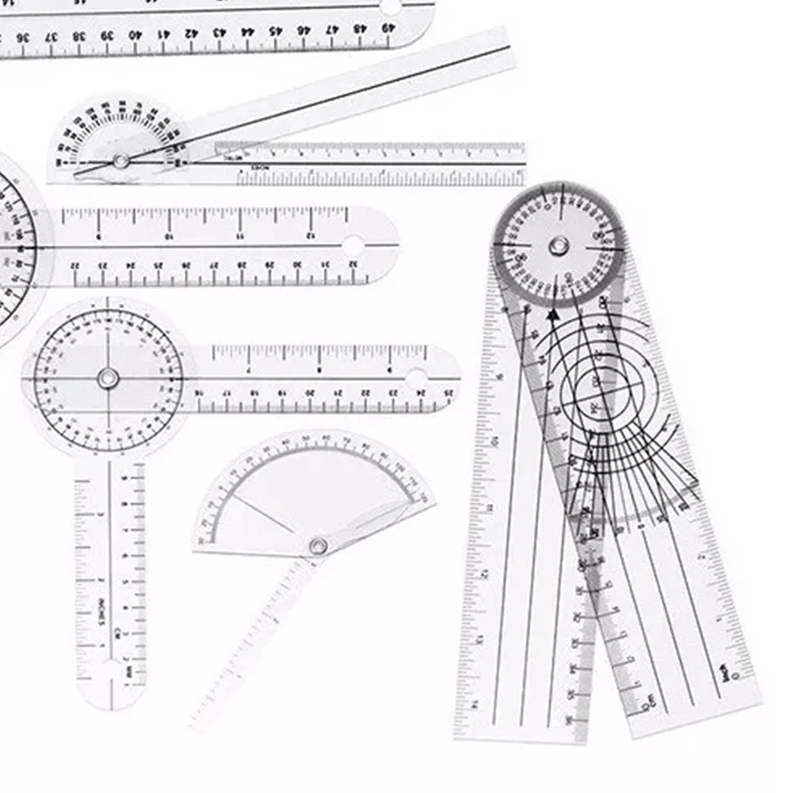 6 шт., набор медицинских гонио – обзор и цена Ruler Set Transparent