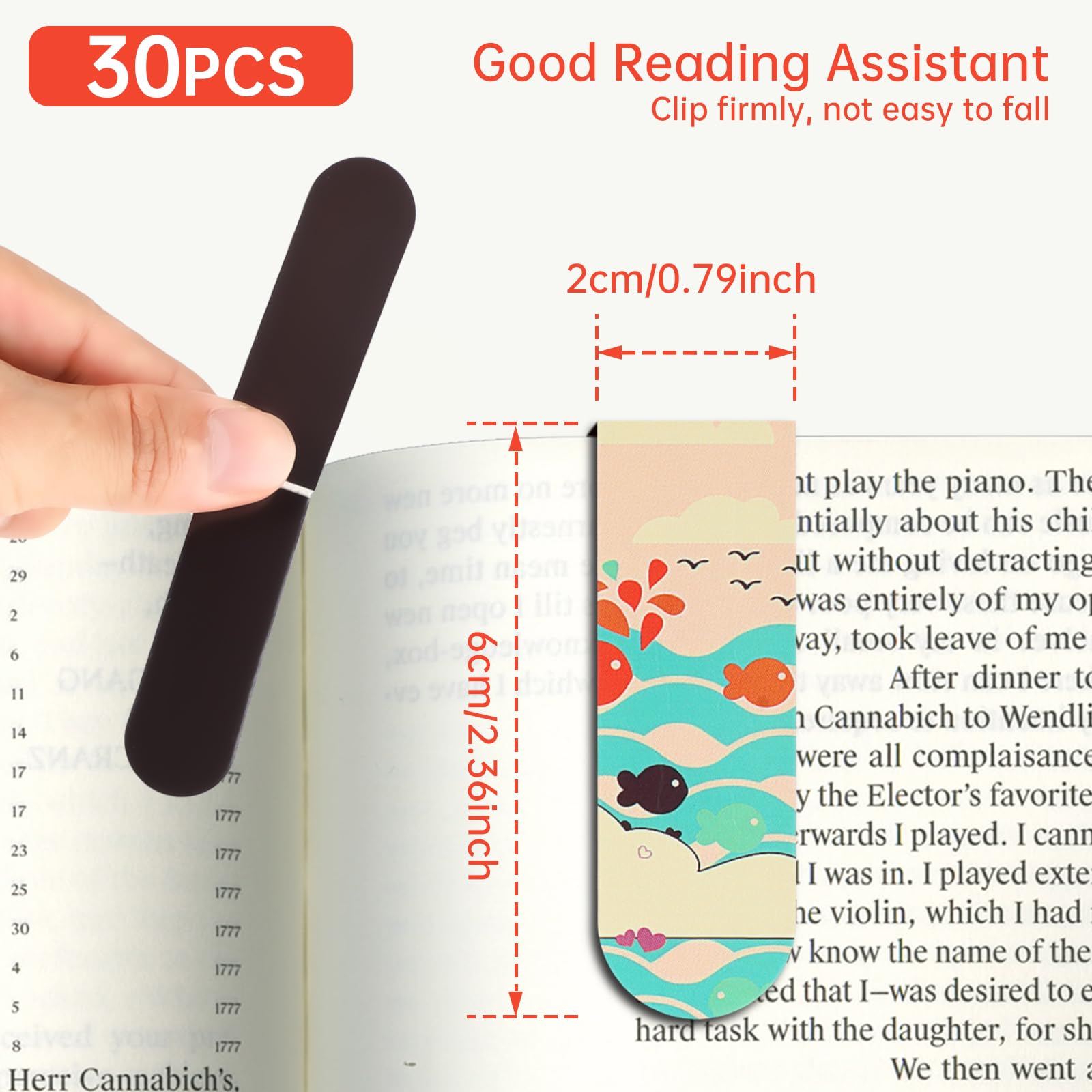 18 шт./30 шт. магнитные заклад – обзор и цена Bookmark Magnetic Clip