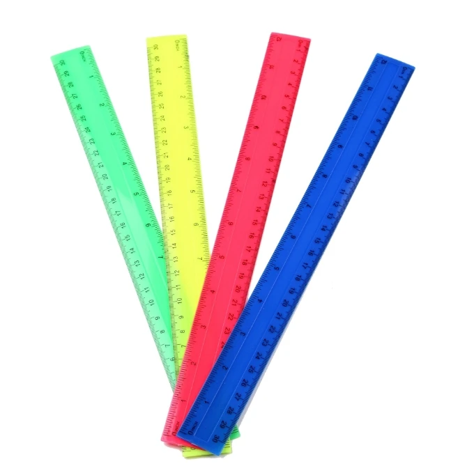 4 шт./упак. красочные прозрачн – обзор и цена Ruler Set Transparent