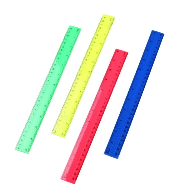 4 шт./упак. красочные прозрачн – обзор и цена Ruler Set Transparent