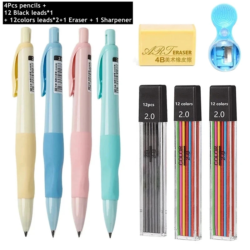Набор механических карандашей  – обзор и цена Staedtler Pencil Lumocolor