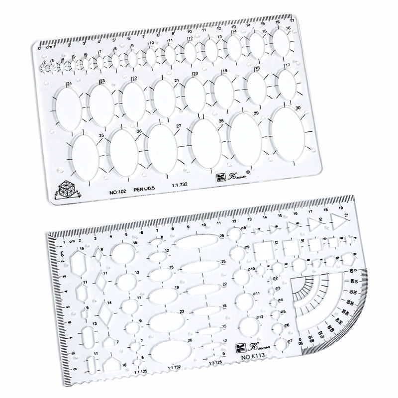 Прозрачная квадратная линейка  – обзор и цена Ruler Set Transparent