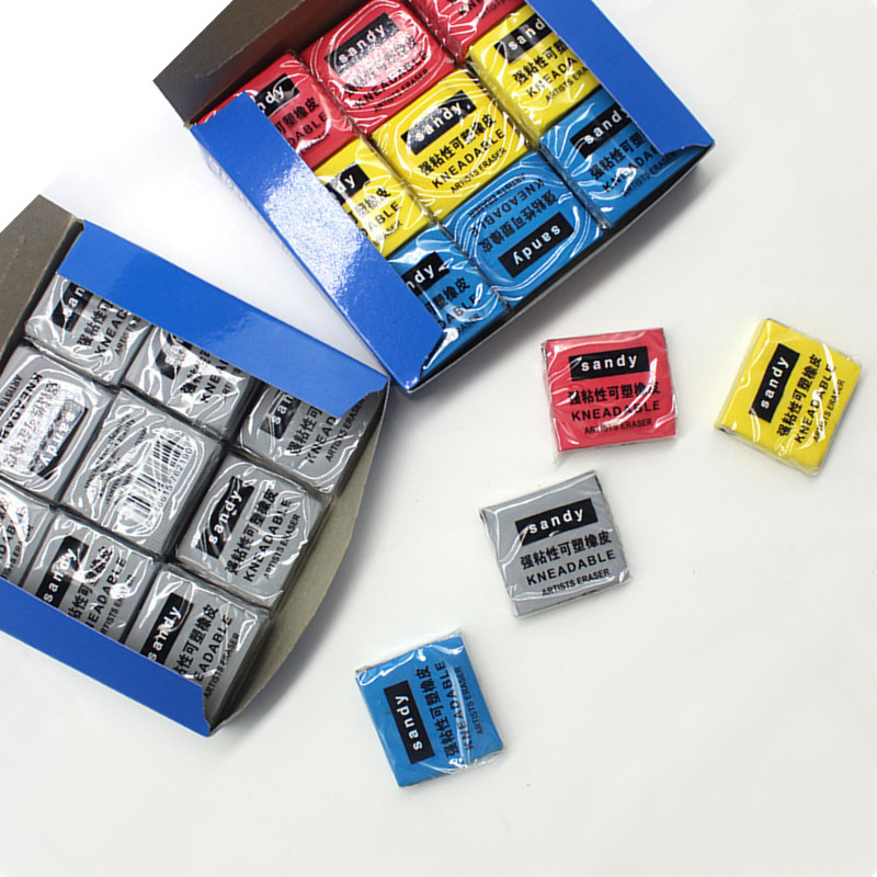 Замешиваемый резиновый пастель – обзор и цена Rubber Eraser Kneaded