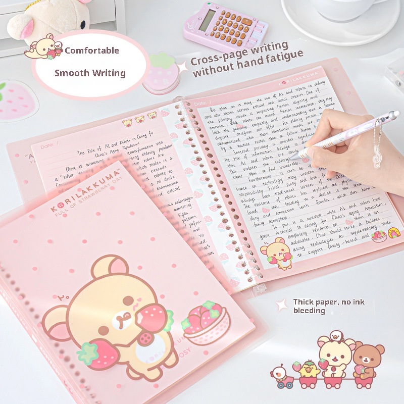 Блокнот Rosyposy Korilakkuma S – обзор и цена Graph Paper Pad