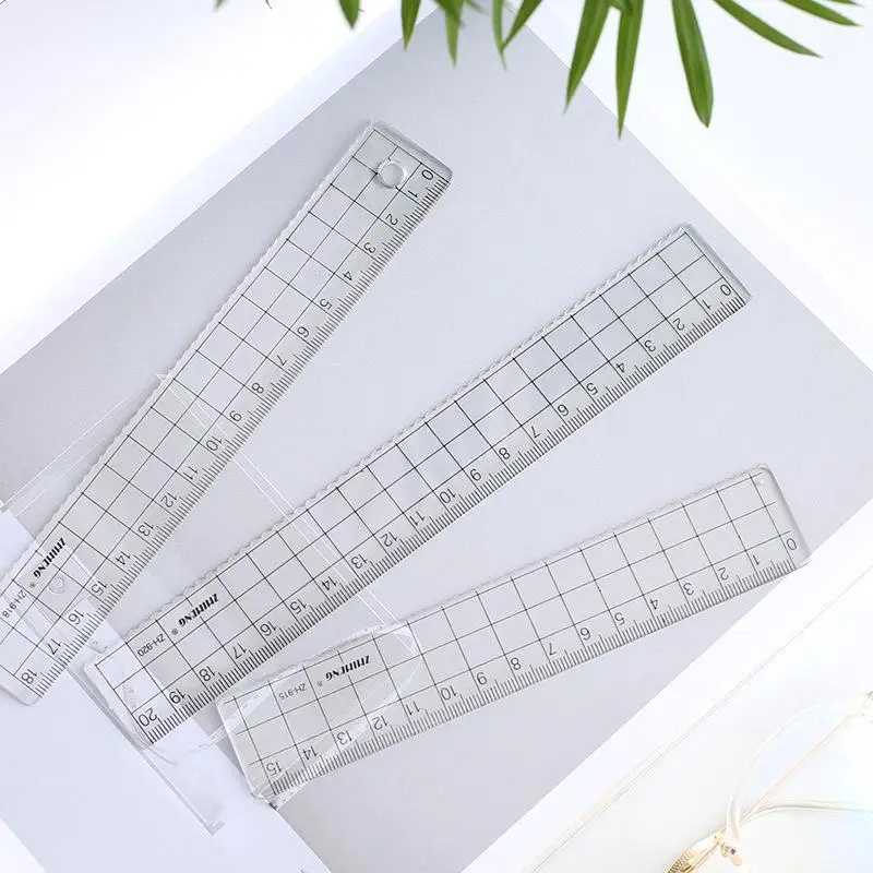 1 шт. Simple15cm 18cm 20cm Про – обзор и цена Ruler Set Transparent