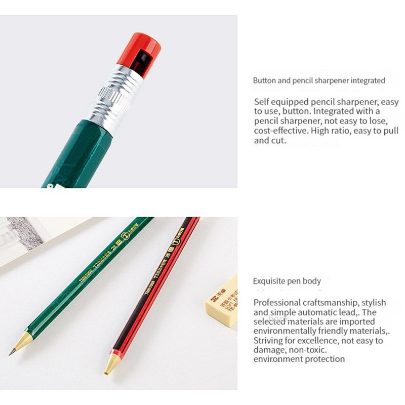 Набор механических карандашей  – обзор и цена Staedtler Pencil Lumocolor