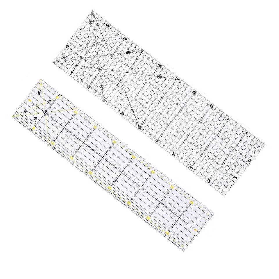 Многоразмерная акриловая линей – обзор и цена Ruler Set Transparent